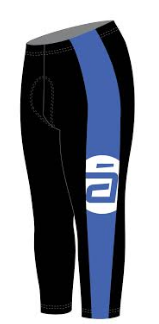 Black & Blue Pro Warm-Up Zipper Tights