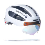 Sigma-II Aerodynamic Helmet with Integrated Visor